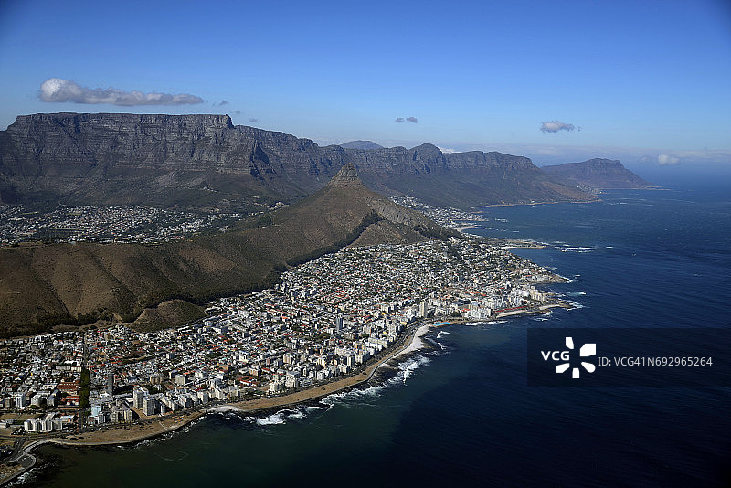 开普敦鸟瞰图片素材
