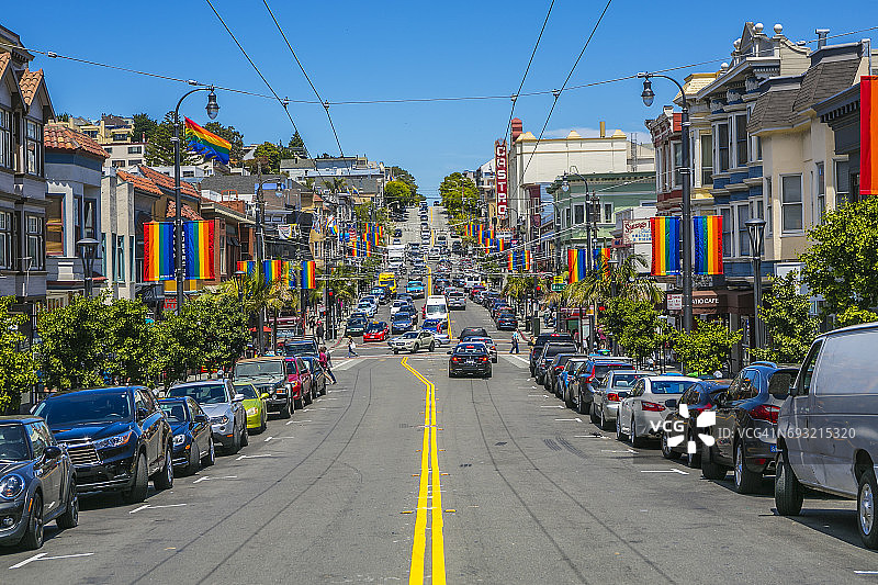 旧金山卡斯特罗区图片素材