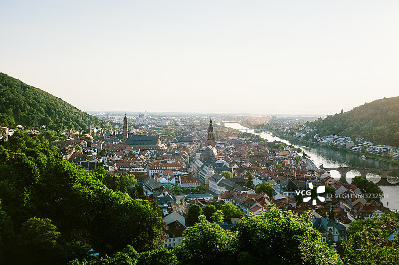 海德堡城市风光图片素材