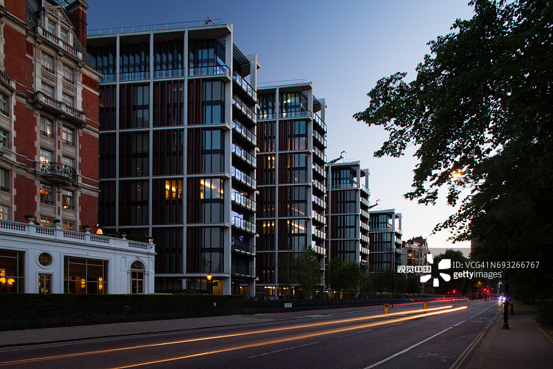 海德公园一号，世界上最昂贵的地址图片素材