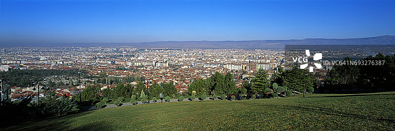 从塞拉莱公园看到的埃斯基谢希尔景色图片素材