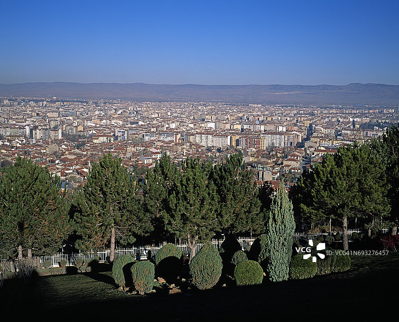 从塞拉莱公园看到的埃斯基谢希尔景色图片素材