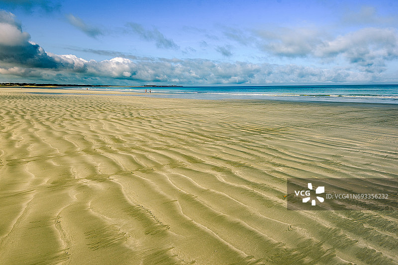 缆绳海滩图片素材
