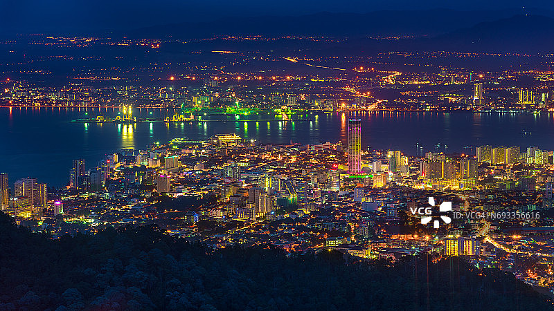 槟城夜景图片素材