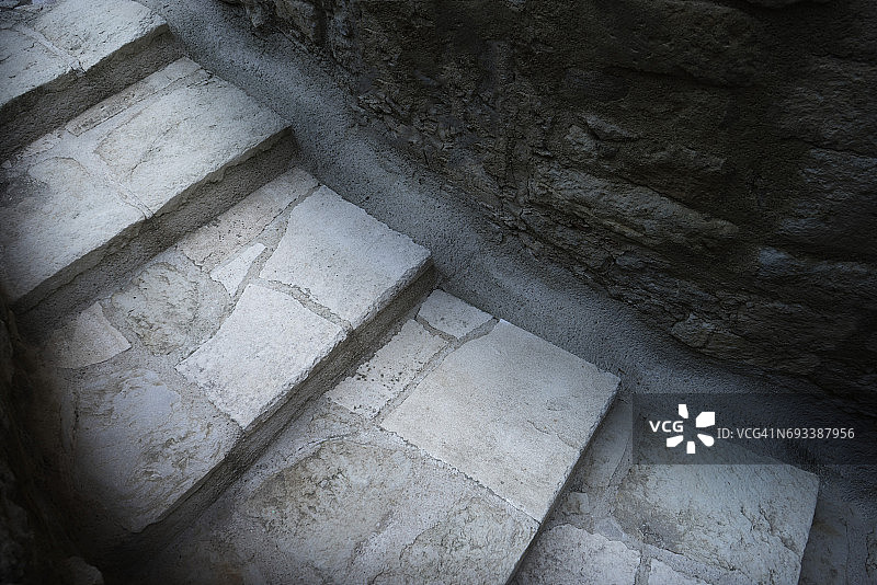 法国鹅卵石台阶图片素材