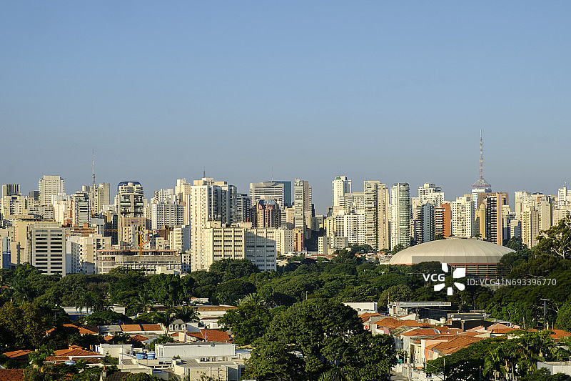 圣保罗天际线 - 巴西最大的城市图片素材