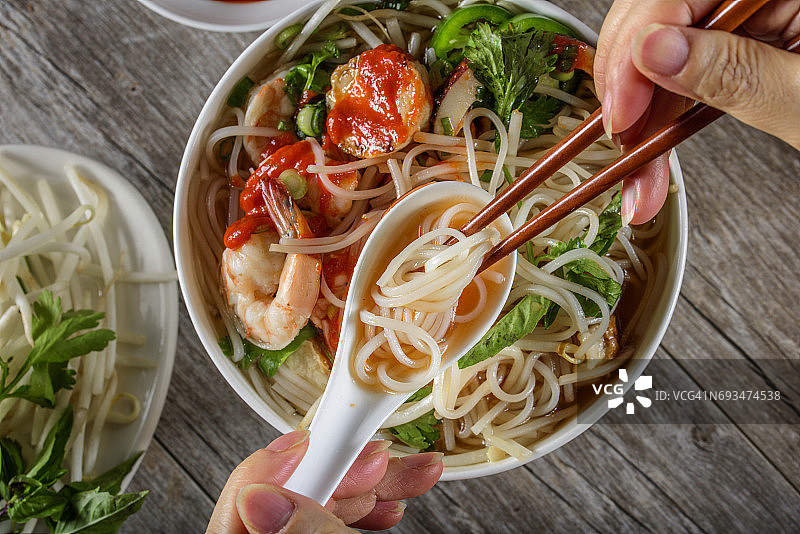 海鲜越南粉图片素材