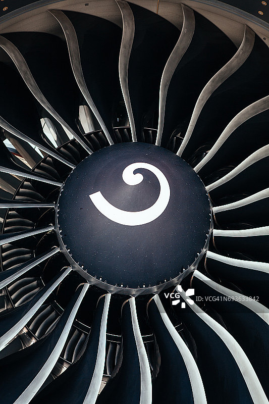 高涵道比涡轮风扇发动机图片素材