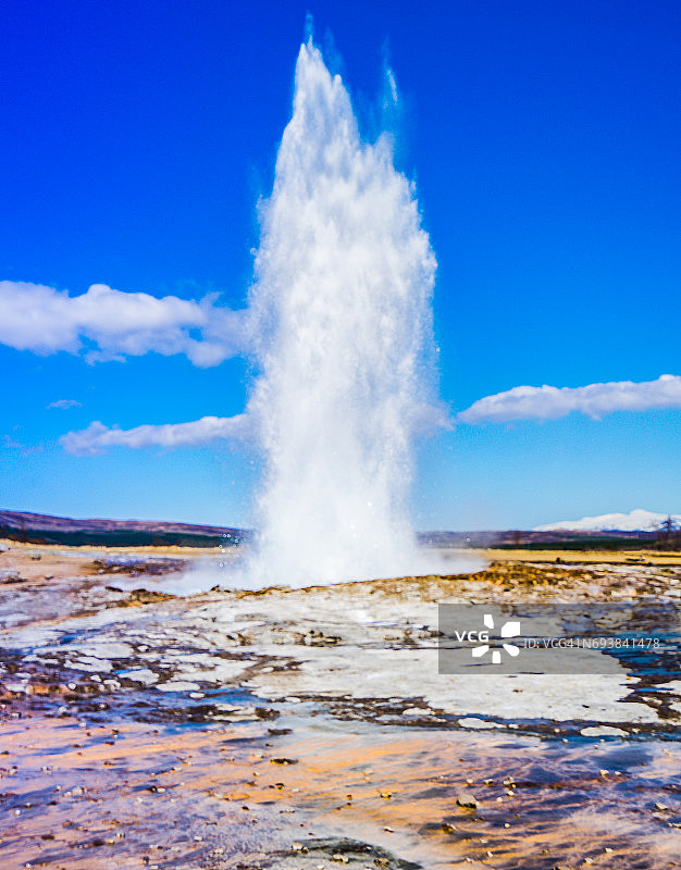 冰岛间歇泉图片素材