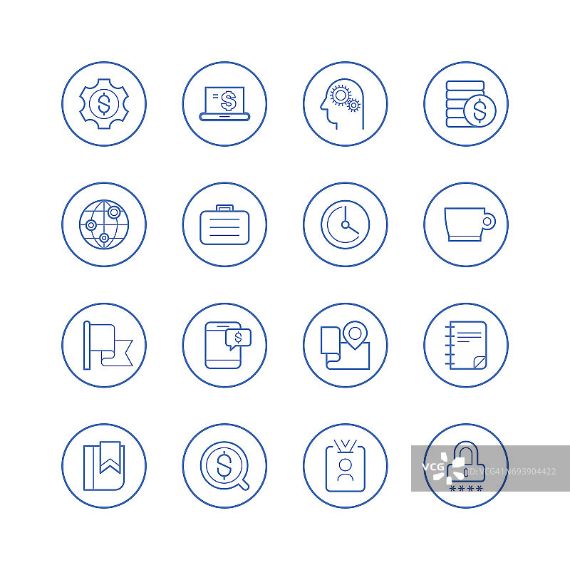 办公和商务图标图片素材