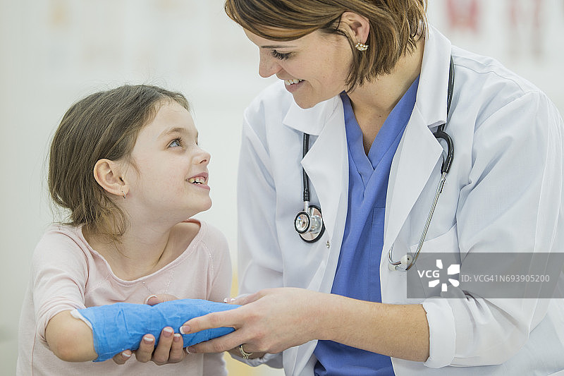 手臂骨折图片素材