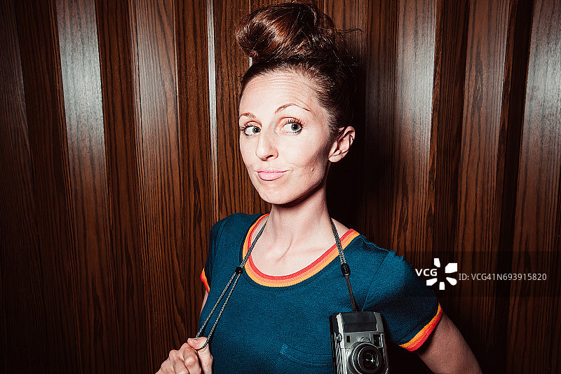 假笑的女人图片素材