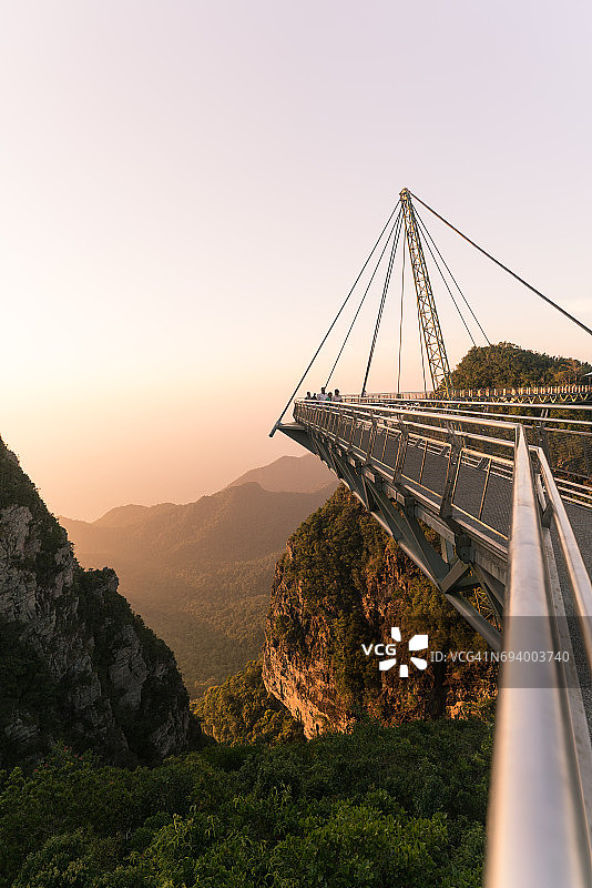 马来西亚兰卡威天空之桥图片素材