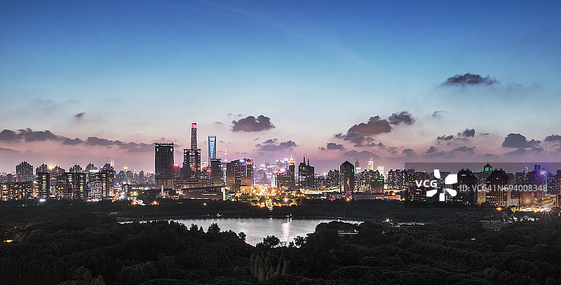 上海的绿色公园图片素材