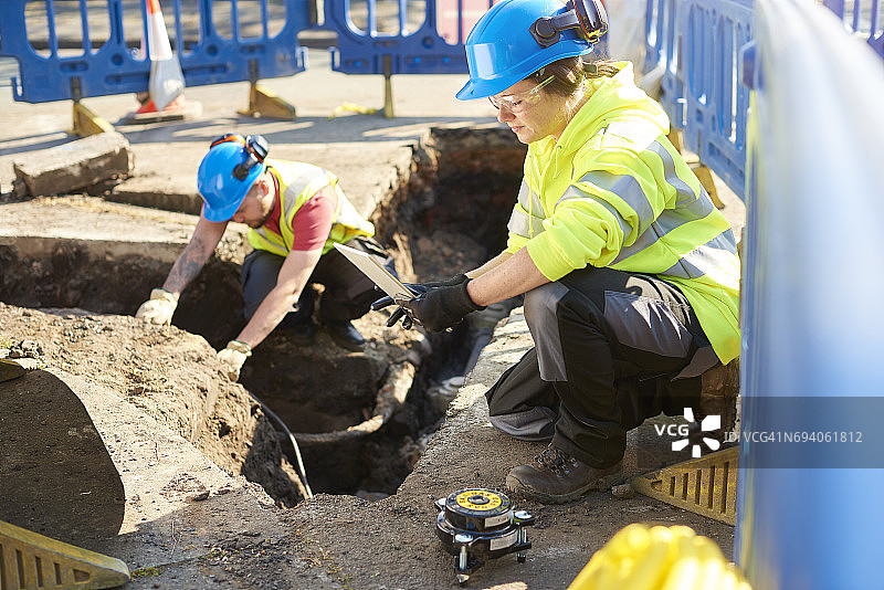 女性气体分析师图片素材