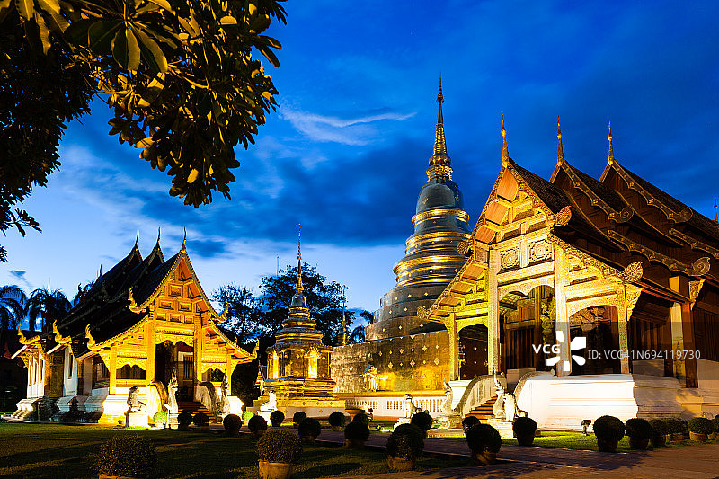 清迈佛教寺庙图片素材