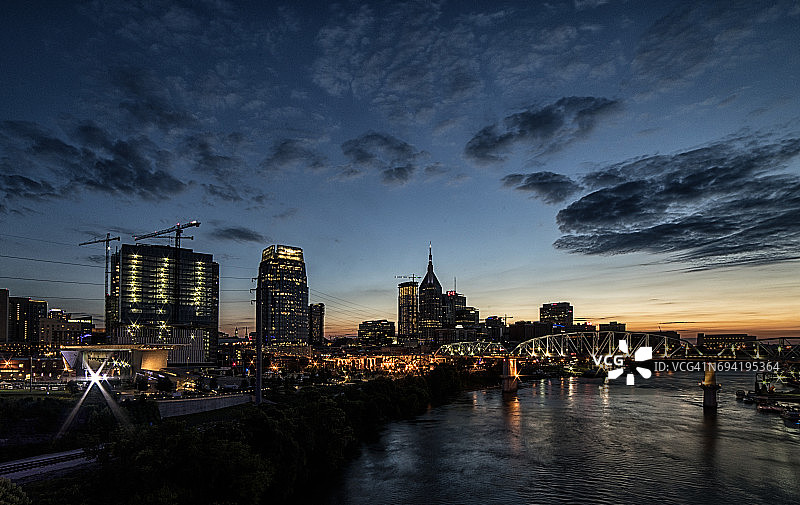 2017年纳什维尔市中心图片素材