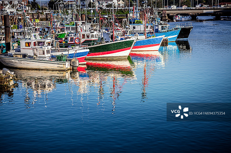法国圣让德卢兹港口图片素材