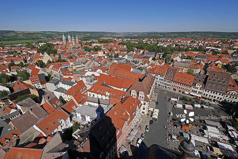 瑙姆堡集市广场景观图片素材