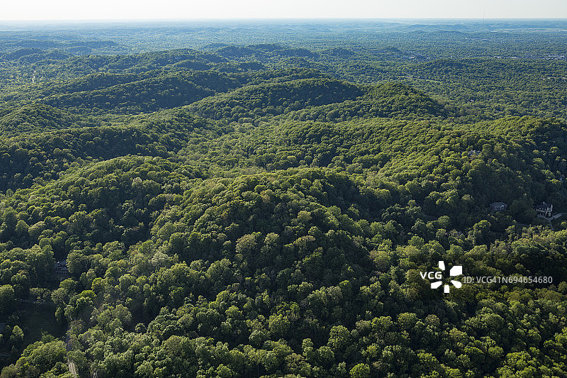 田纳西州的绿色山丘图片素材
