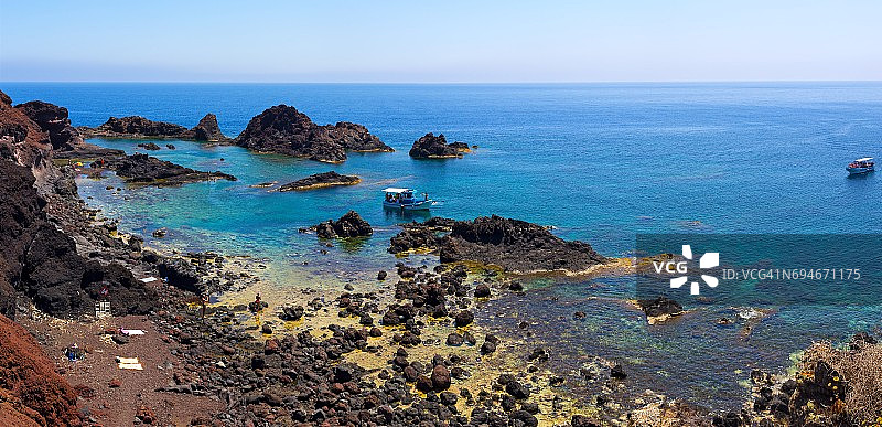 佩拉杰群岛利诺萨岛海岸风光图片素材