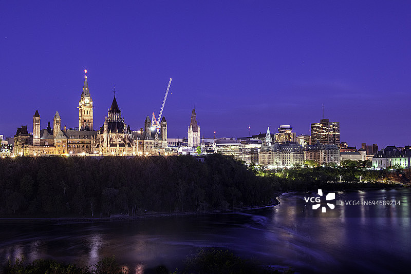 渥太华国会山图片素材