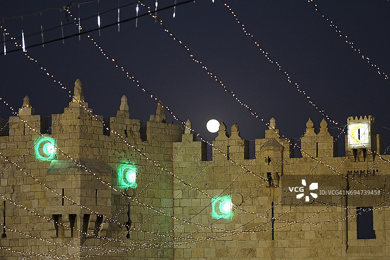 耶路撒冷老城斋月装饰图片素材