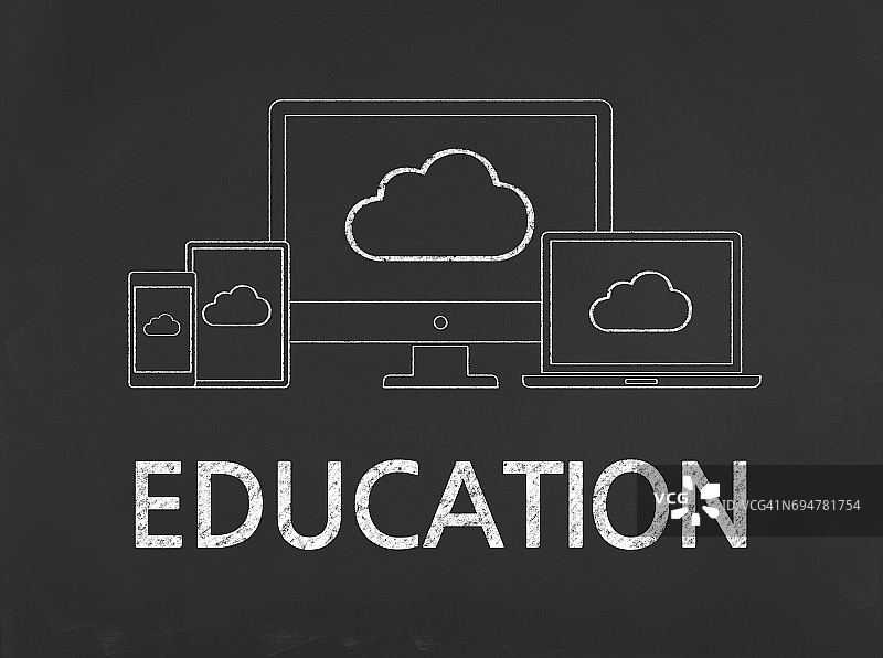 教育主题商务黑板背景图片素材