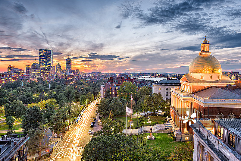 美国马萨诸塞州波士顿图片素材