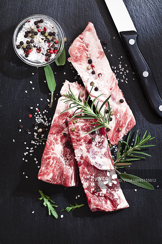 生猪肋排图片素材