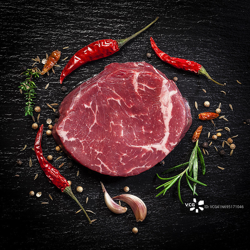 生的牛排图片素材