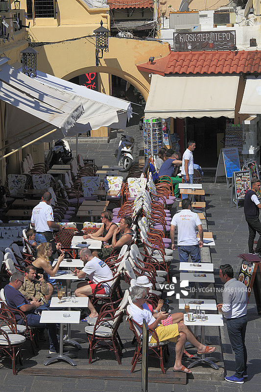 希腊罗德岛：希波克拉底广场图片素材