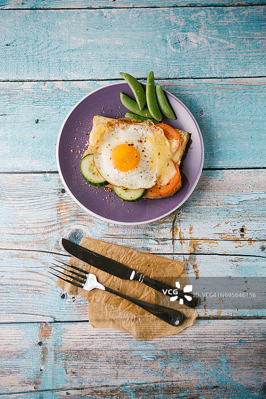 美味的班尼迪克蛋图片素材