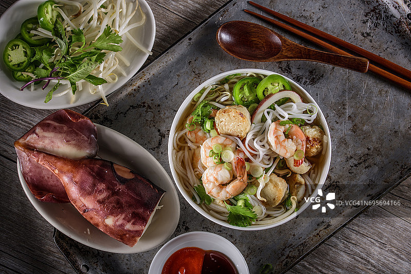 海鲜越南粉图片素材