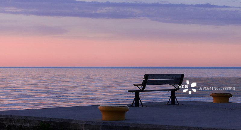 伯韦尔港的黎明图片素材