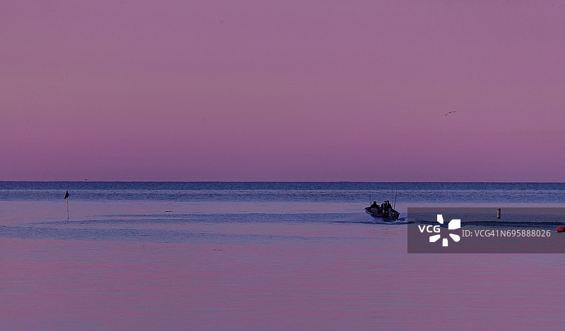 伯韦尔港的黎明图片素材