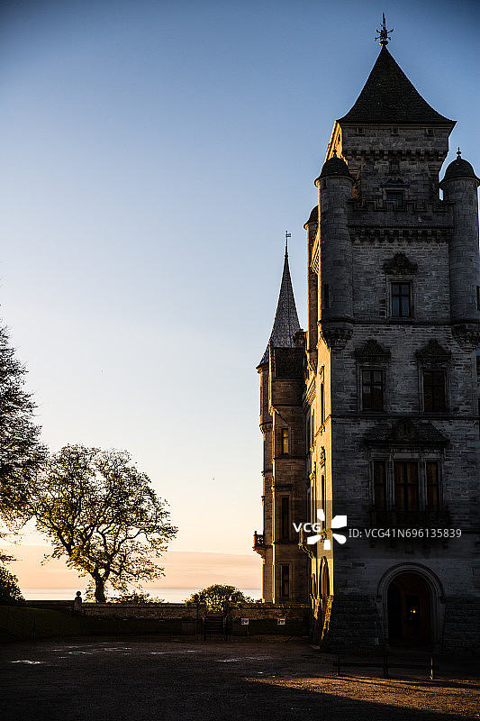 英国苏格兰邓罗宾城堡图片素材