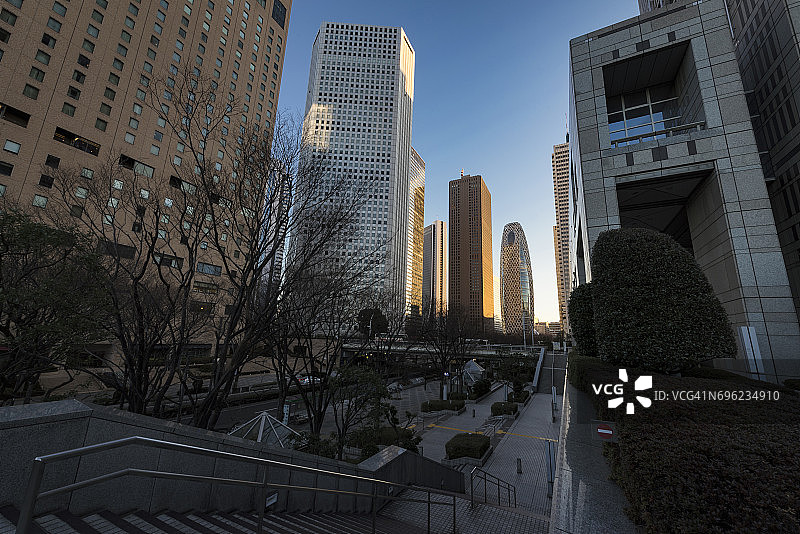 新宿的摩天大楼图片素材