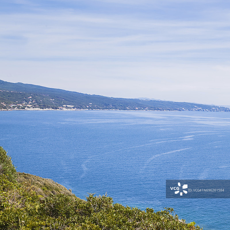 意大利托斯卡纳利沃诺的卡拉富里亚海湾图片素材