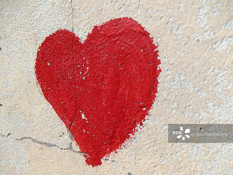 大胆的色彩，心形图片素材