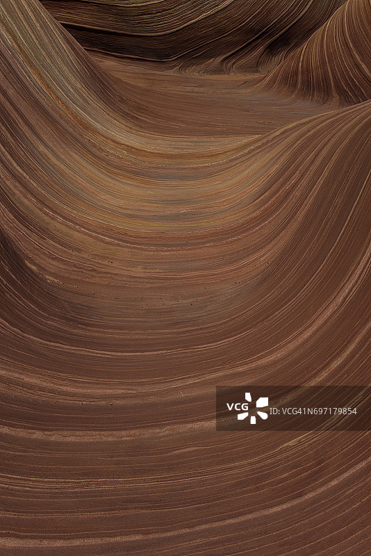 朱红色悬崖国家纪念区，波浪图片素材