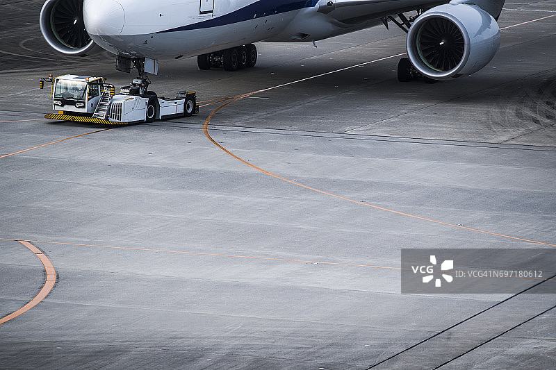 飞机细节和涡轮机特写图片素材