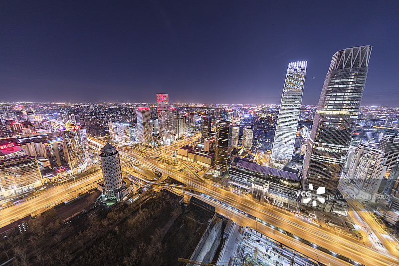 北京天际线城市风光图片素材