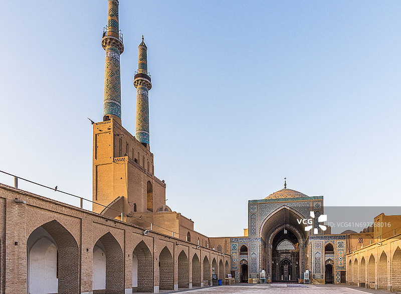 亚兹德聚礼清真寺图片素材