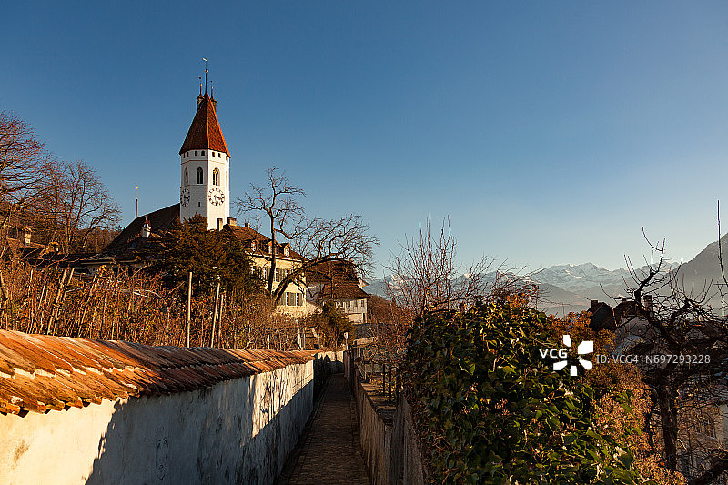 图恩城市教堂图片素材