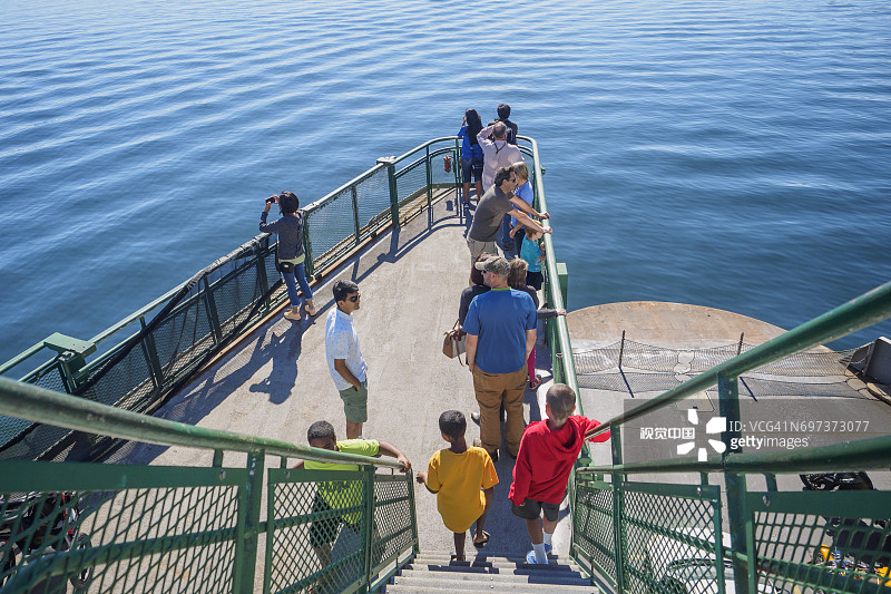 班布里奇岛渡轮图片素材