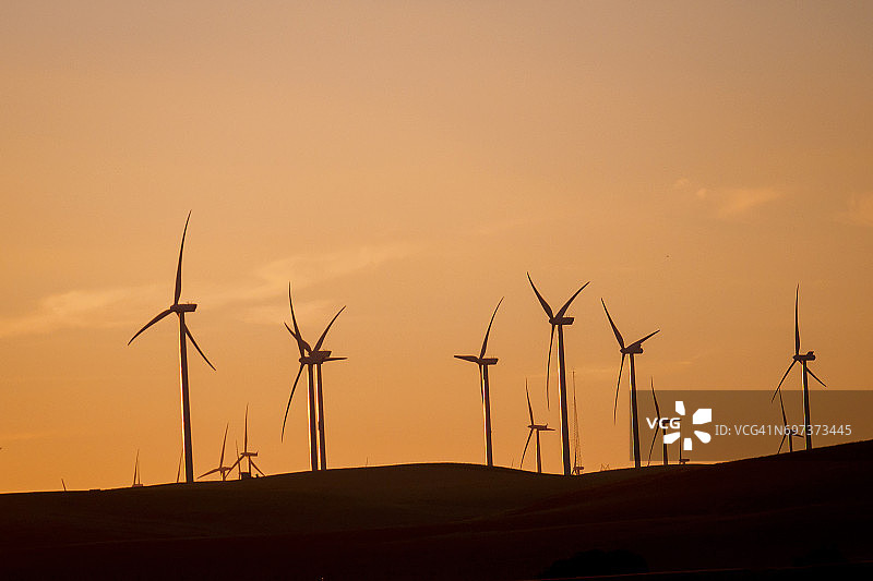 风力发电场图片素材