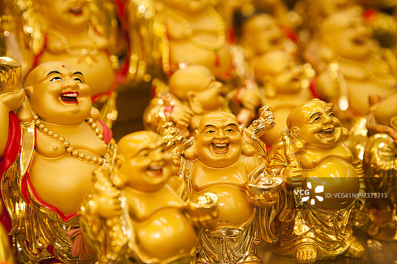 微笑的佛像图片素材