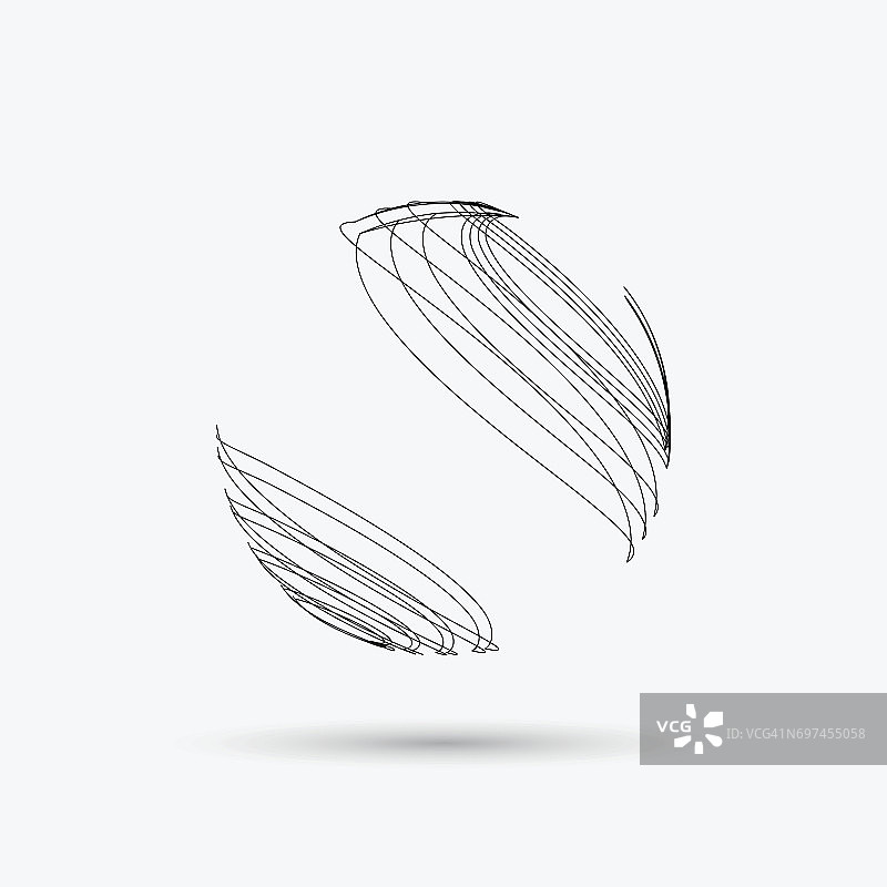线条球体结构图案图片素材