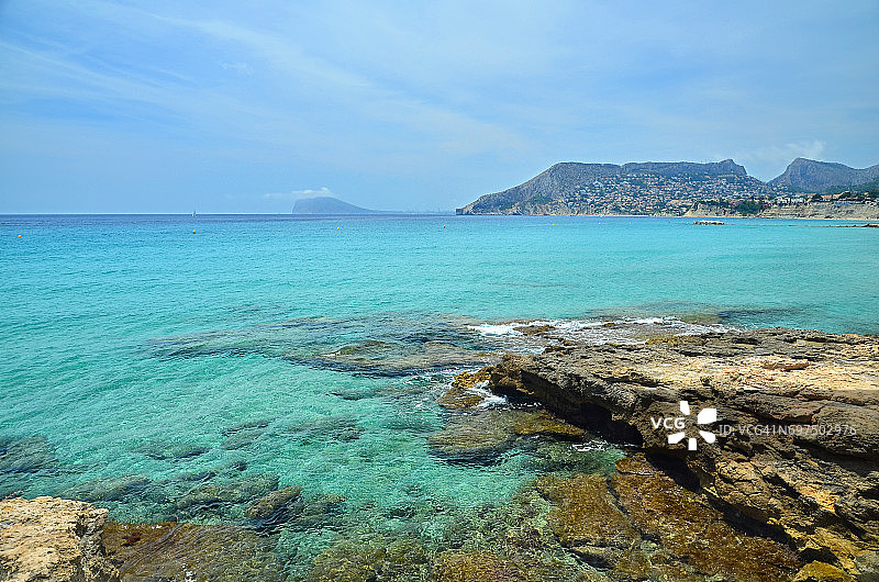 卡尔佩海滩，阿利坎特图片素材